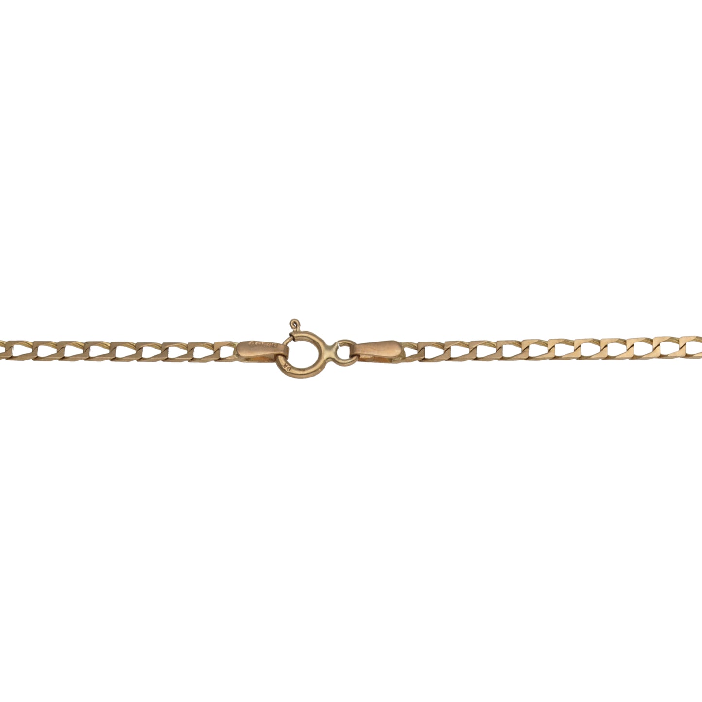 9ct Gold Curb Chain 22"