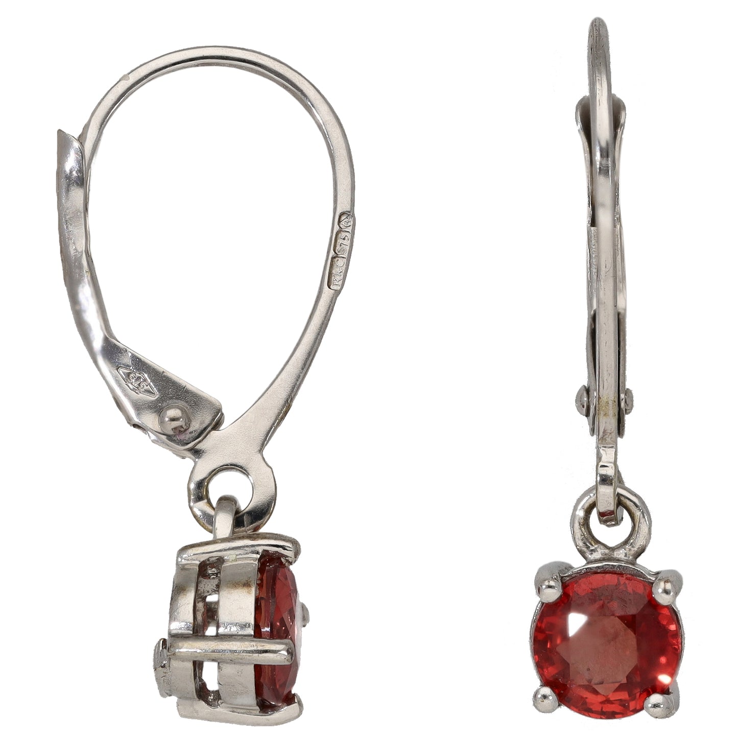 9ct White Gold Sapphire Dress/Cocktail Earrings