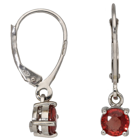 9ct White Gold Sapphire Dress/Cocktail Earrings