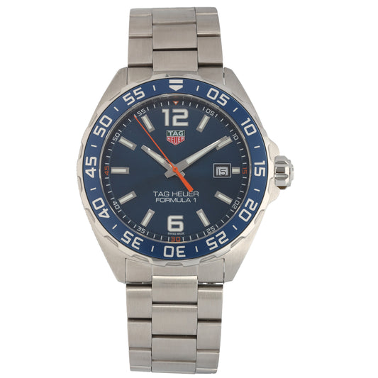 Tag Heuer Formula 1 WAZ1010 43mm Stainless Steel Watch