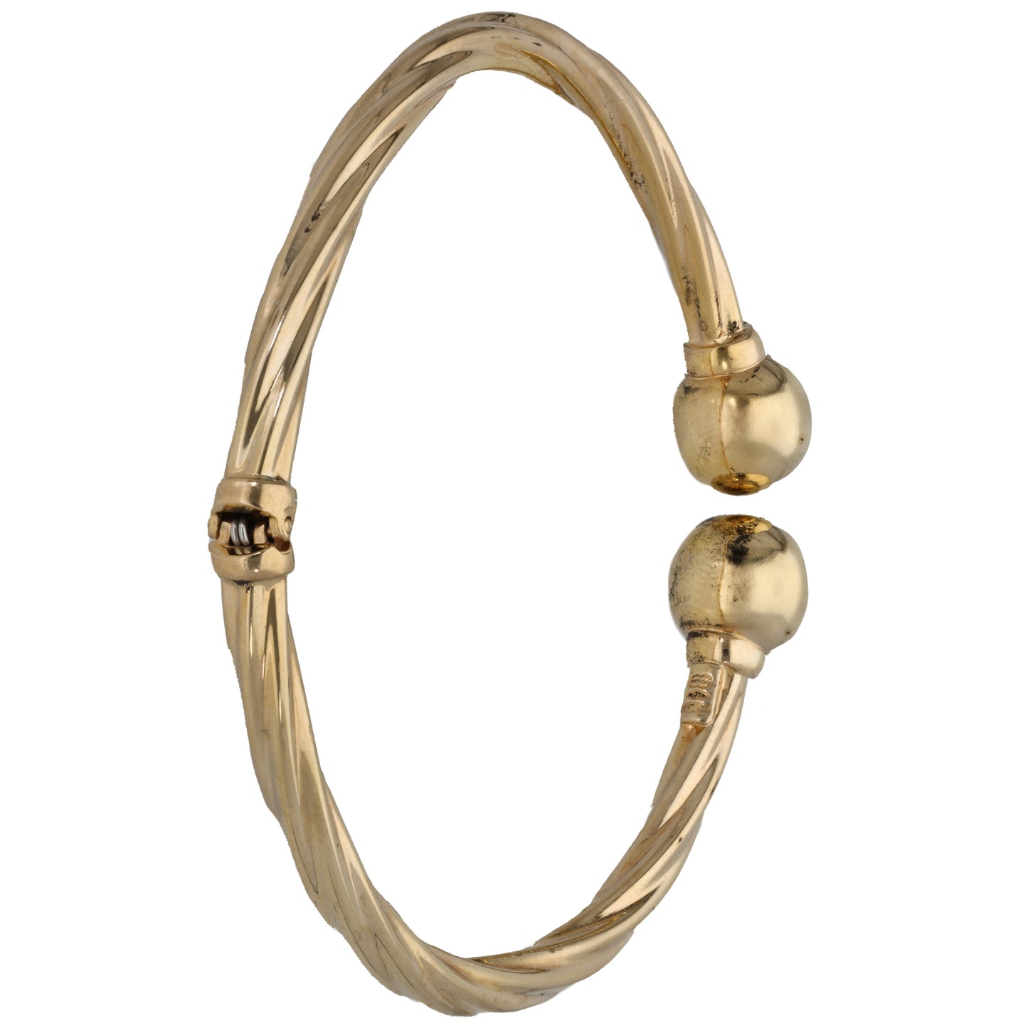 9ct Gold Hinged/Clasp Bangle