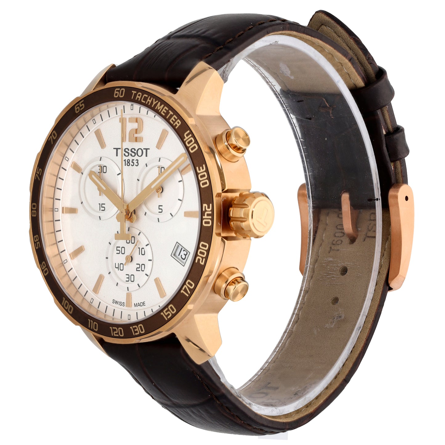 Tissot Quickster T095417 A 41.5mm Gold Plated Watch