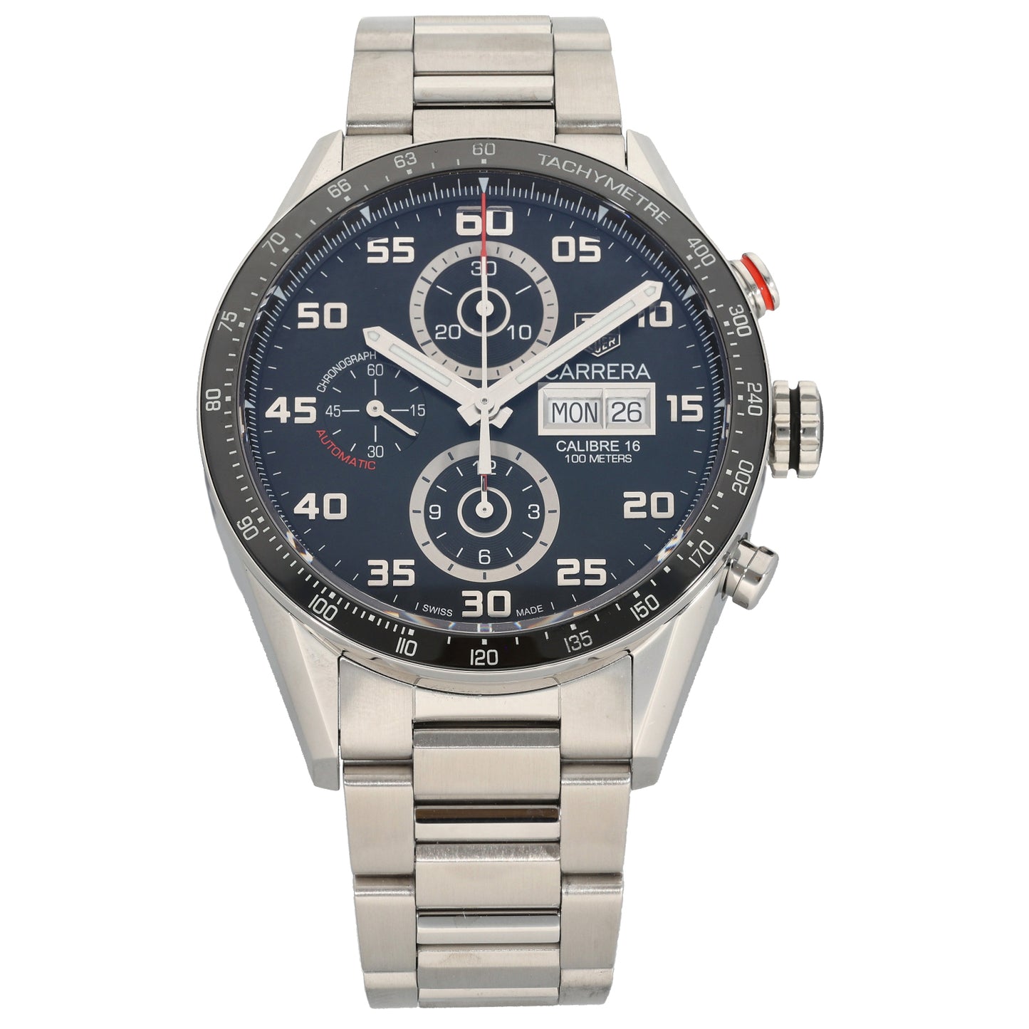 Tag Heuer Carrera CV2A1R 43mm Stainless Steel Watch