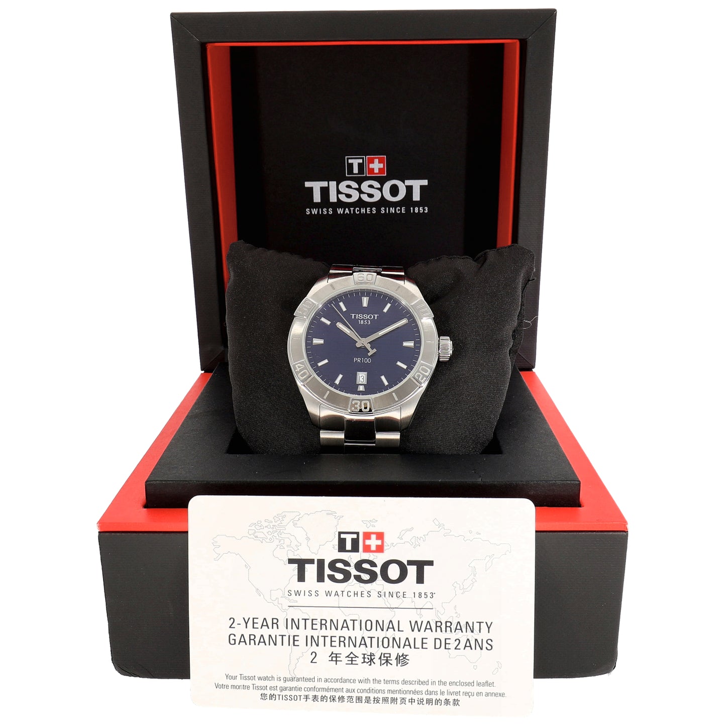 Tissot PR100 T101610 A 42mm Stainless Steel Watch
