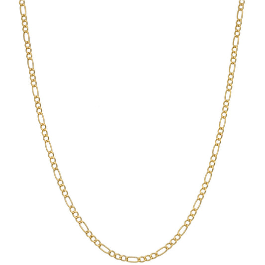 14ct Gold Figaro Chain 18"
