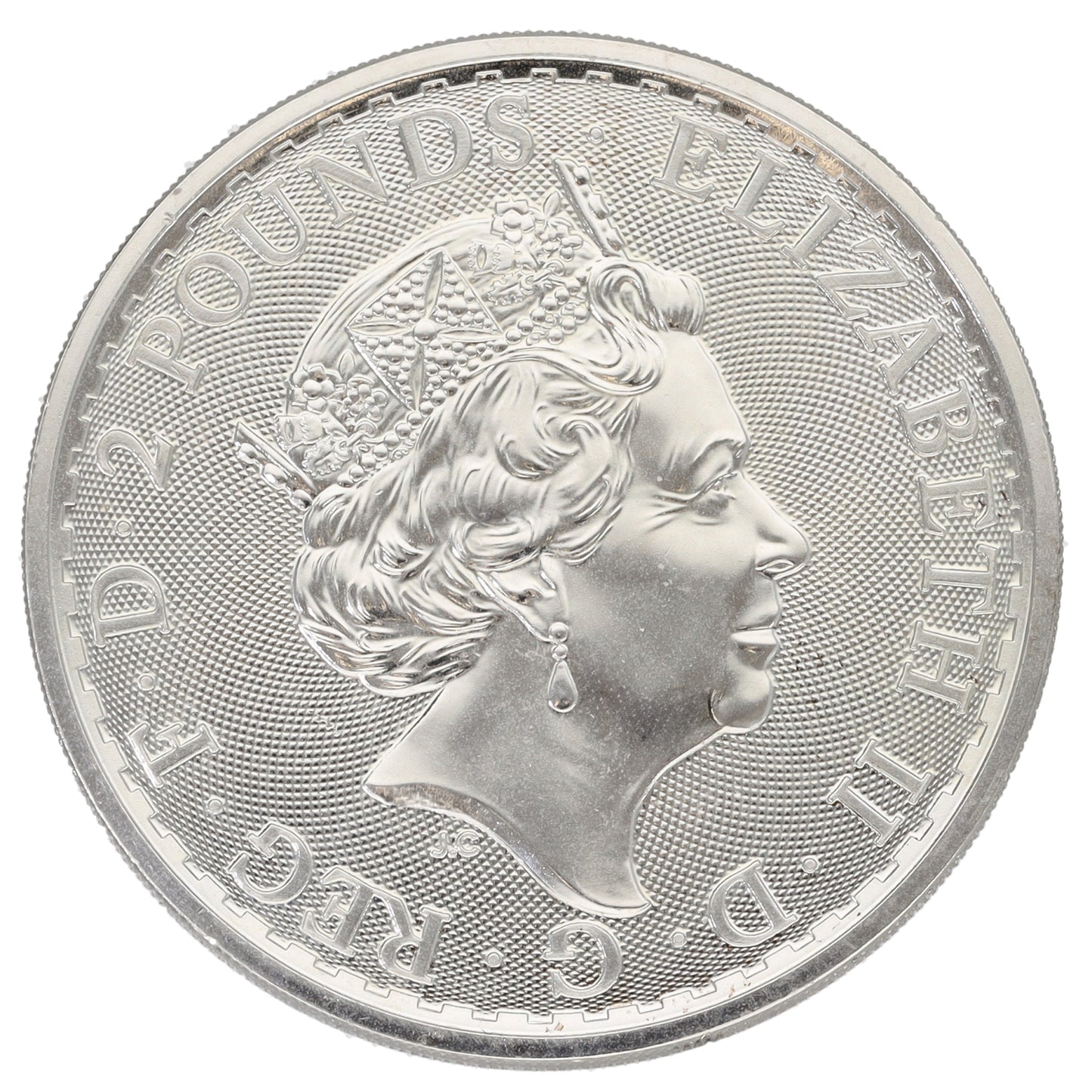 Fine Silver Queen Elizabeth II 1 OZ Britannia Coin 2019