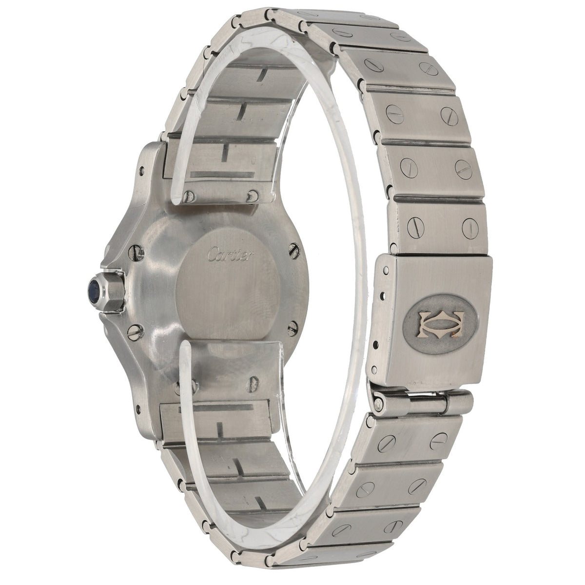 Cartier Santos Ronde 2965 28mm Stainless Steel Watch