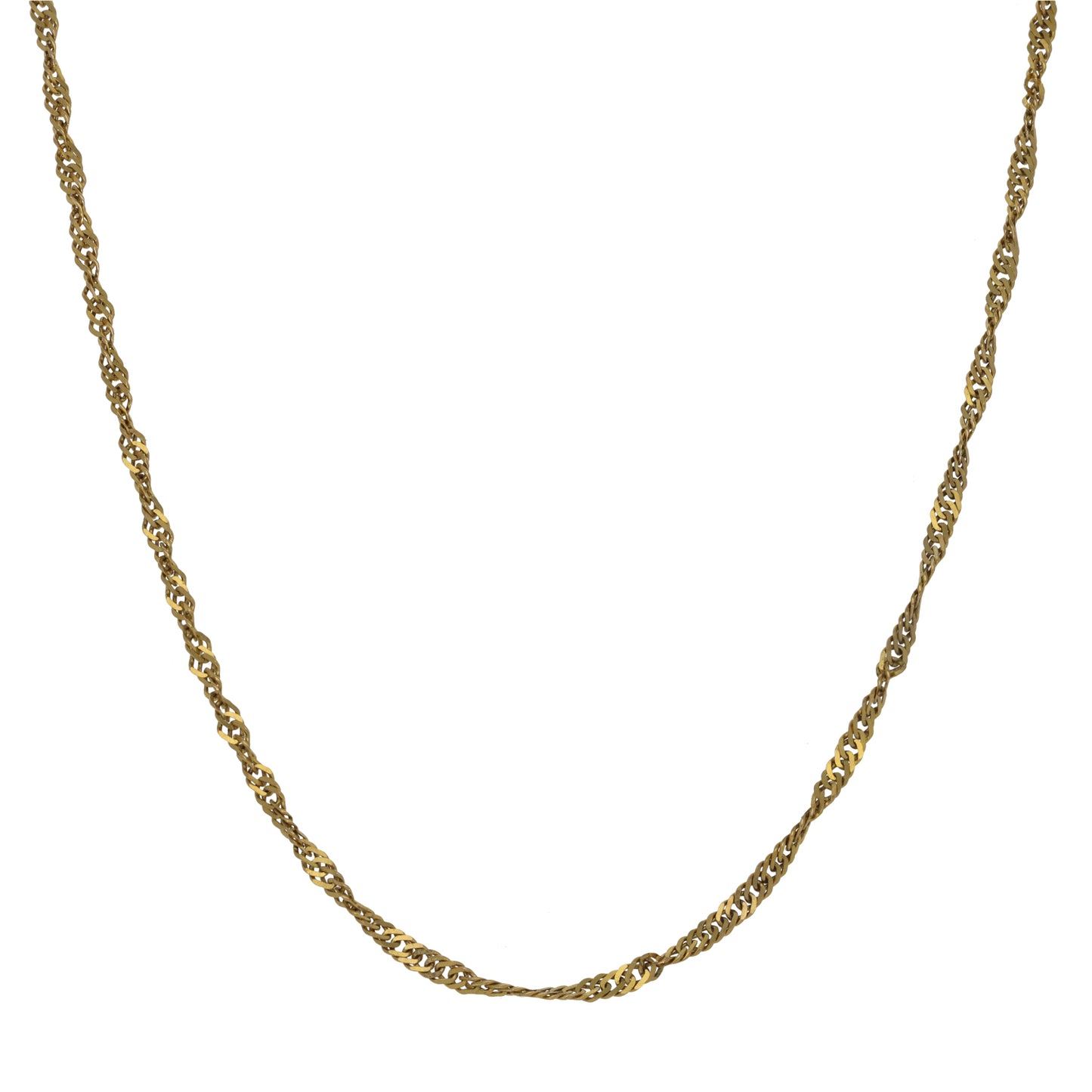 9ct Gold Singapore Chain 16"