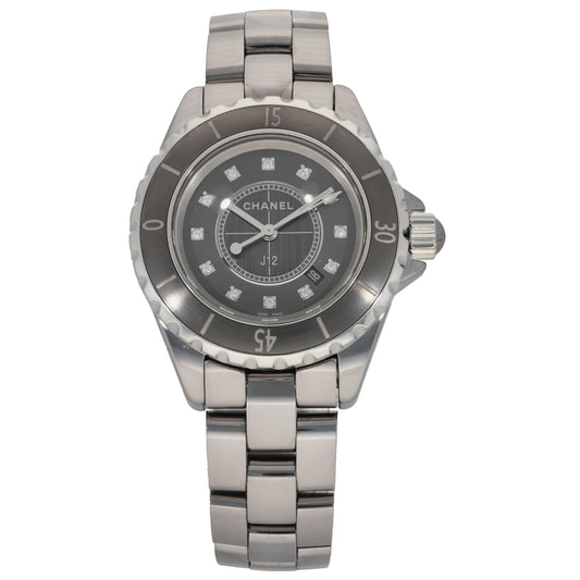 Chanel J12 34mm Stainless Steel Watch