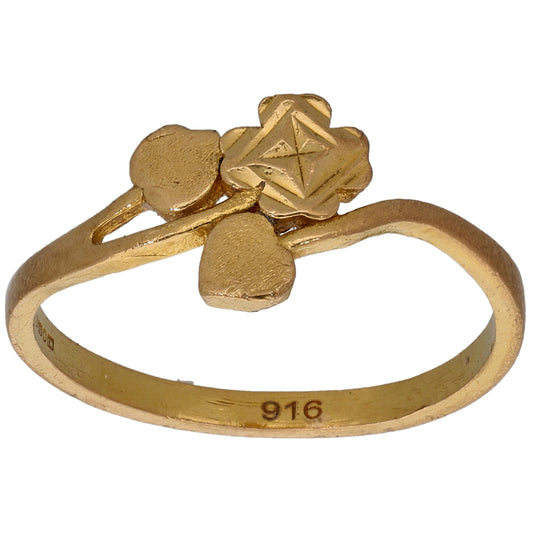 22ct Gold Alternative Ring Size Q