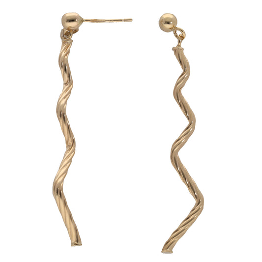 9ct Gold Drop Earrings
