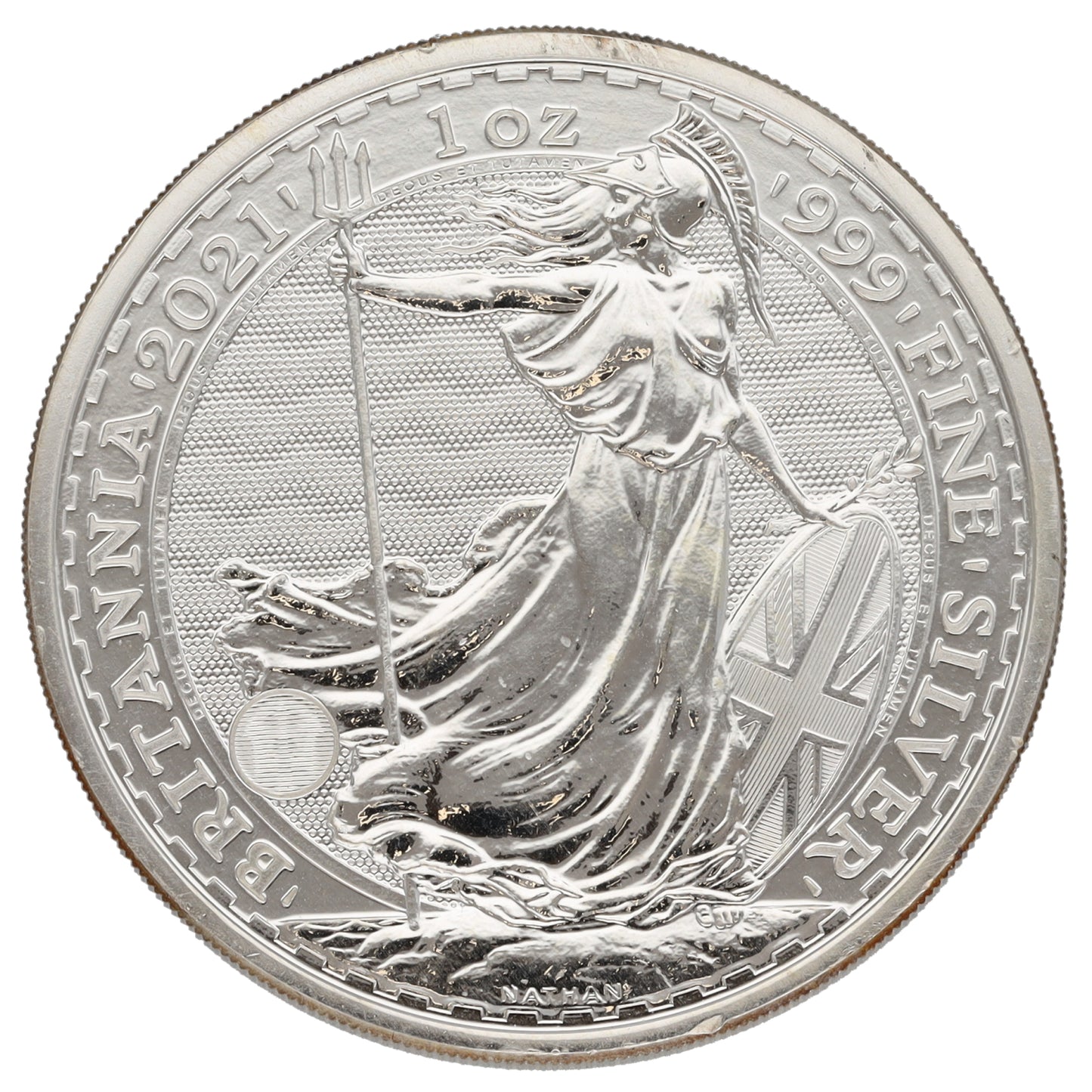Fine Silver Queen Elizabeth II 1 OZ Britannia Coin 2021