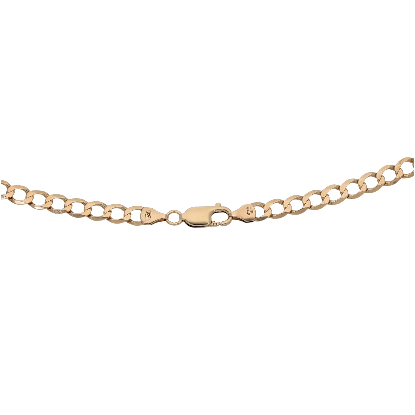 9ct Gold Curb Chain 20"