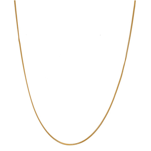 New 22ct Gold Snake Chain 18"