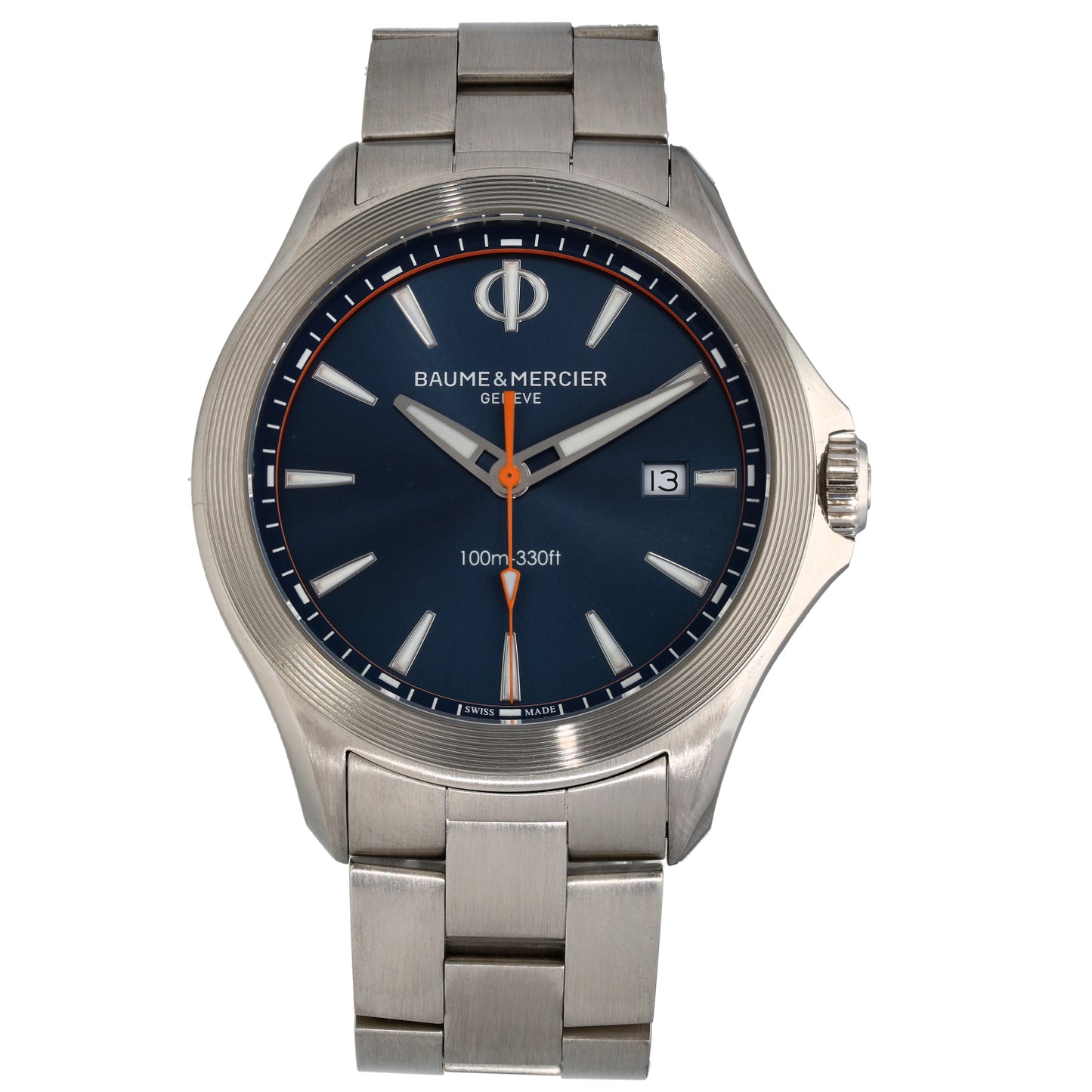 Baume Et Mercier Clifton 65841 42mm Stainless Steel Watch
