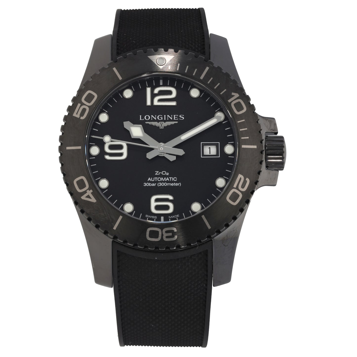 Longines Hydro Conquest 3.784.4 43mm Ceramic Watch