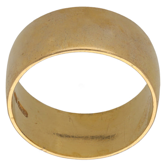 22ct Gold Plain Wedding Ring Size P