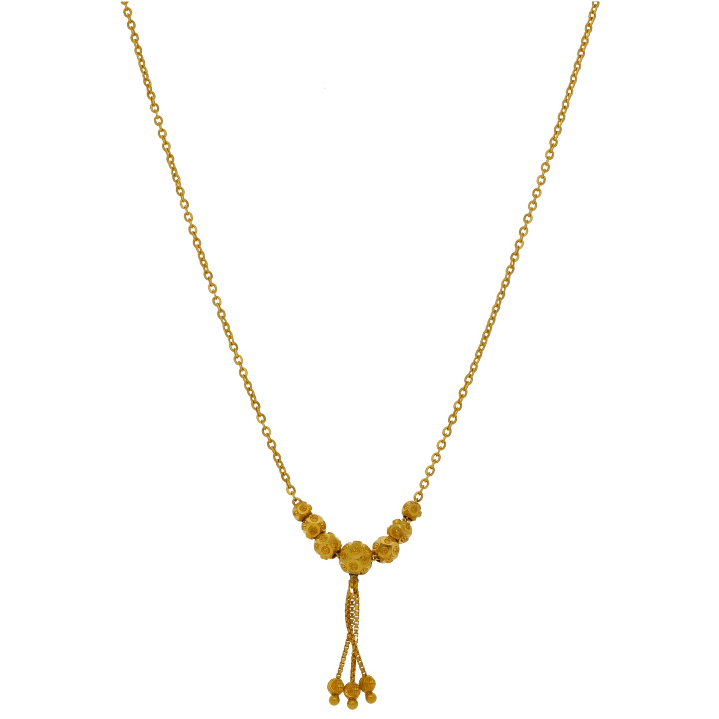 22ct Gold Fancy Necklace 18"