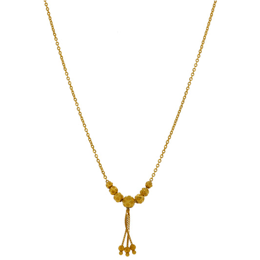 22ct Gold Fancy Necklace 18"