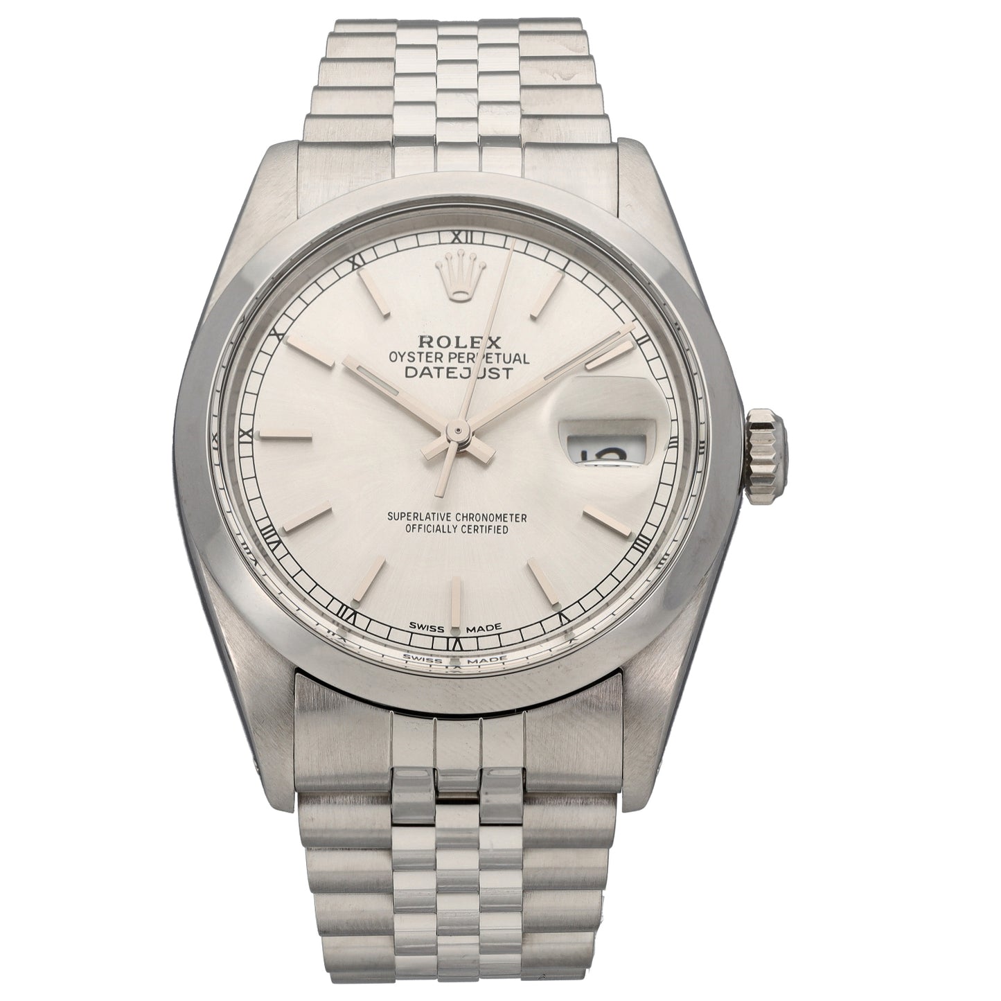 Rolex Datejust 16000 36mm Stainless Steel Watch