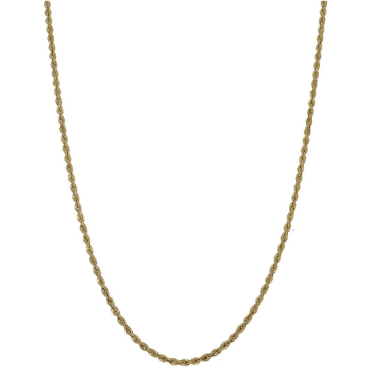 9ct Gold Rope Chain 24"
