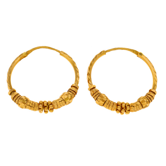 22ct Gold Hoop Earrings
