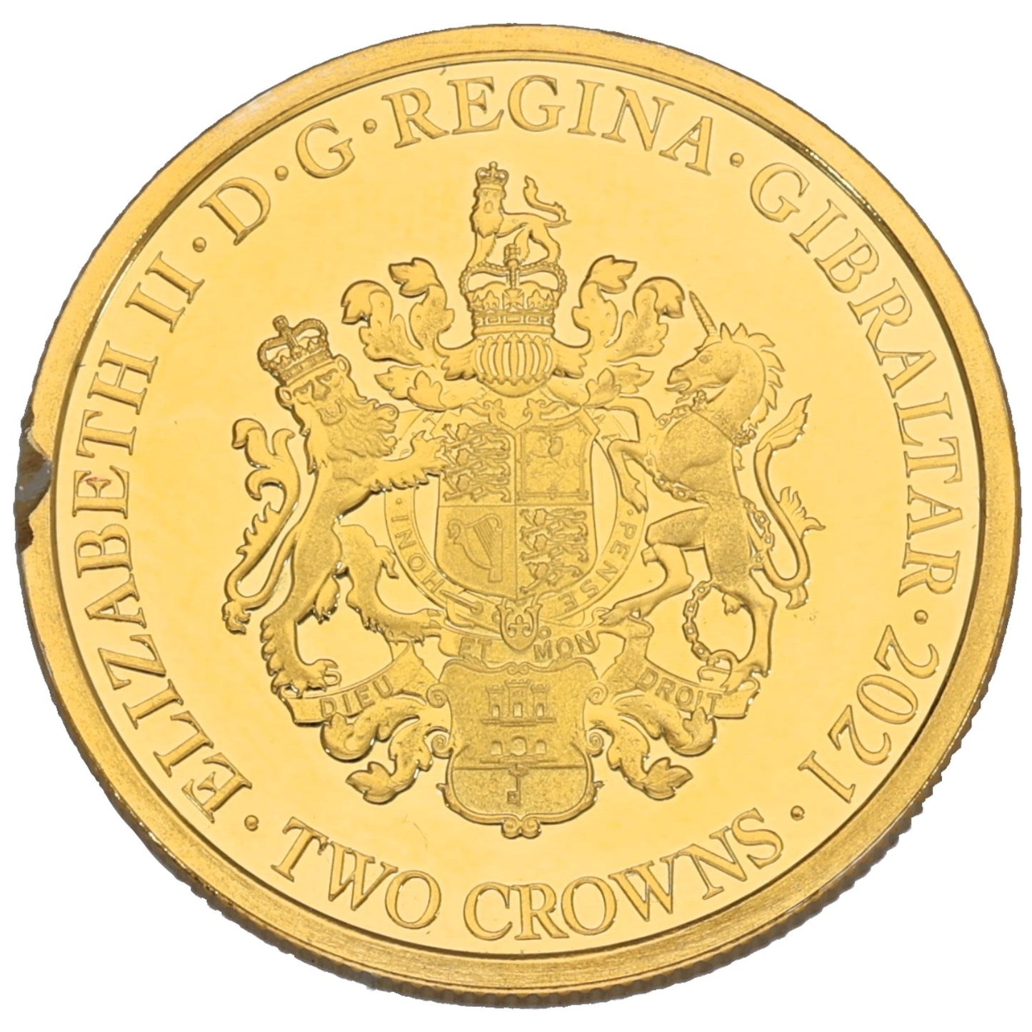 9ct Gold Elvis It's Now Or Never Two Crowns Coin 2021