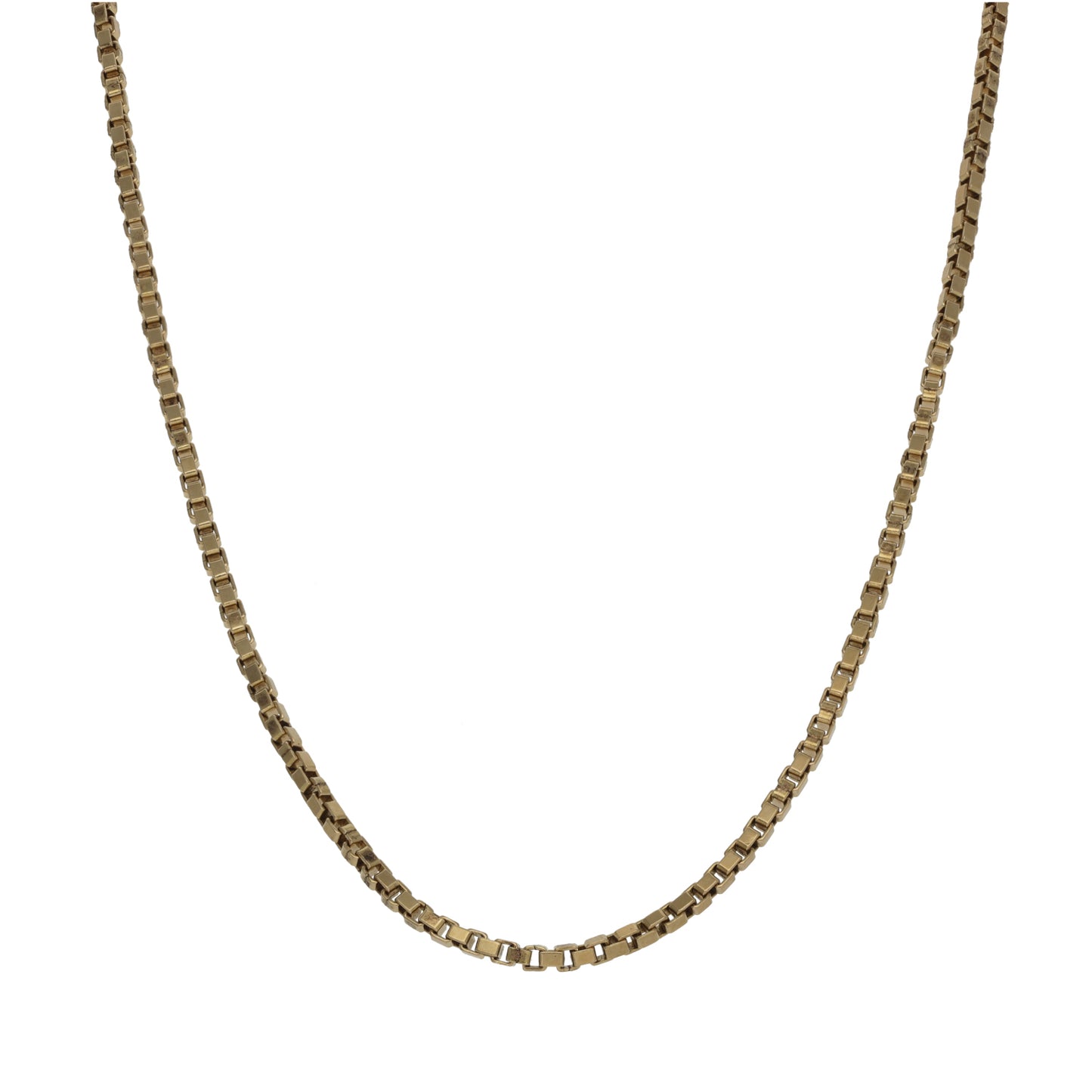 9ct Gold Box Chain 15"