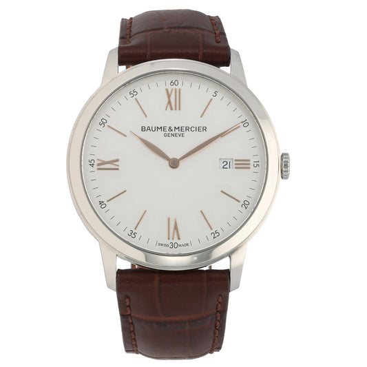 Baume Et Mercier Classima 65909 42mm Stainless Steel Watch