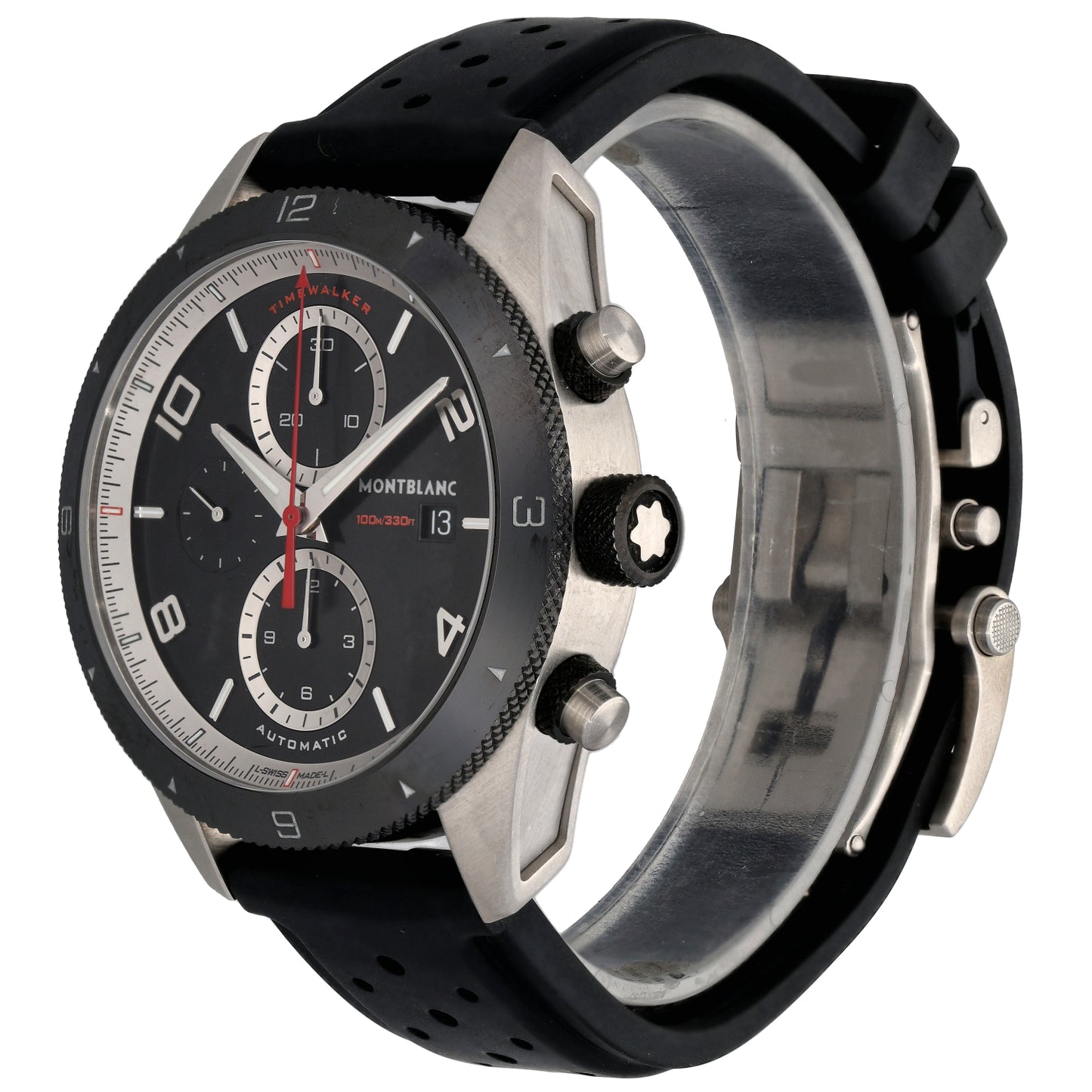Montblanc Timewalker 7424 44mm Stainless Steel Watch