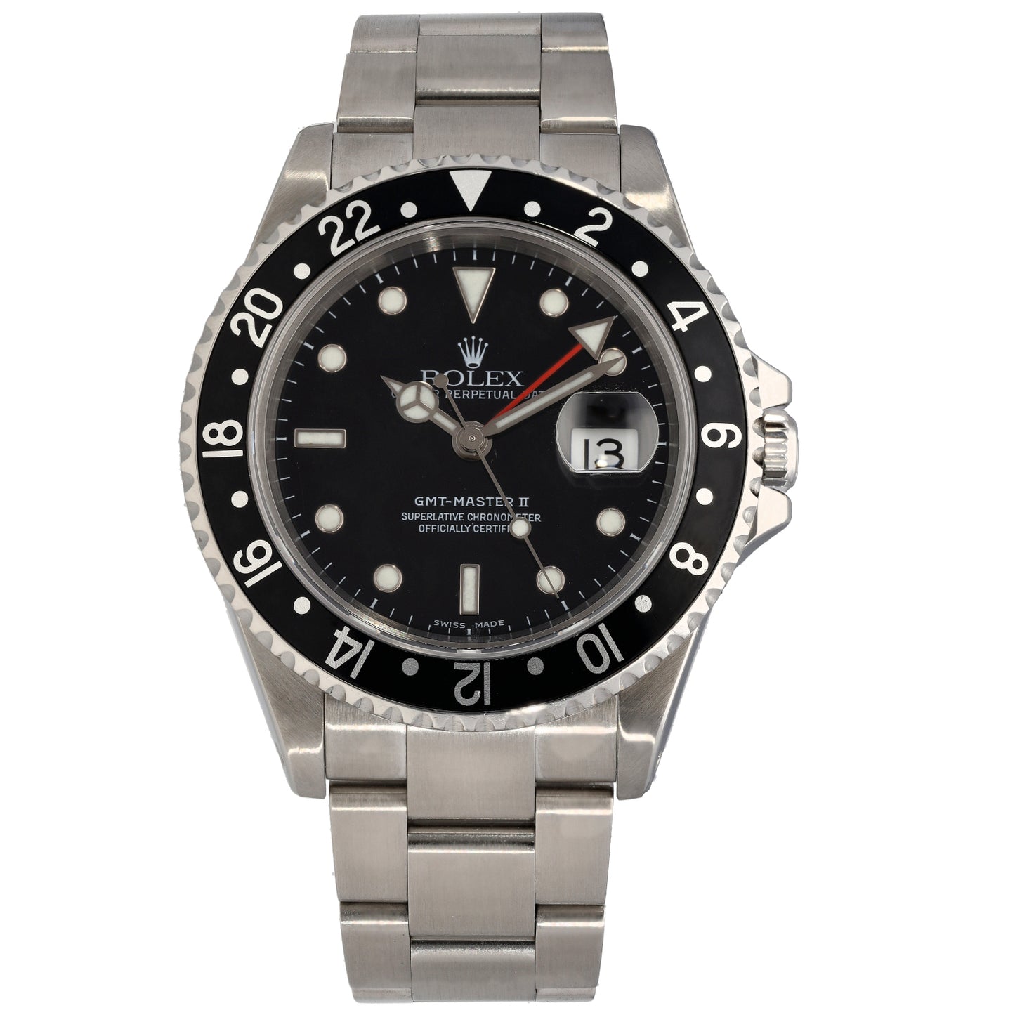 Rolex GMT Master II 16710 40mm Stainless Steel Watch