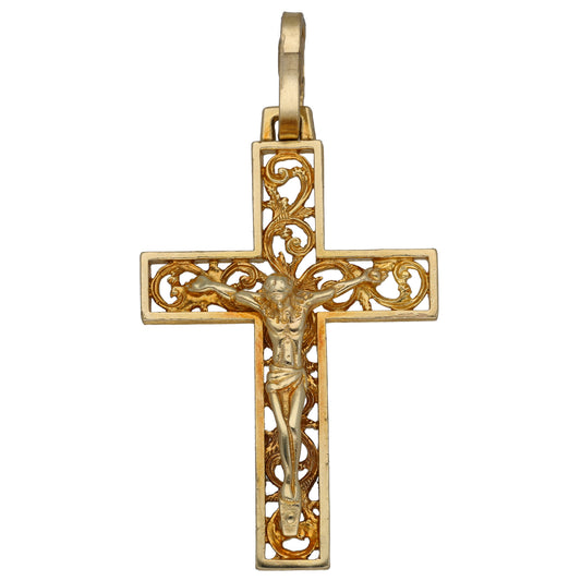 9ct Gold Crucifix Pendant