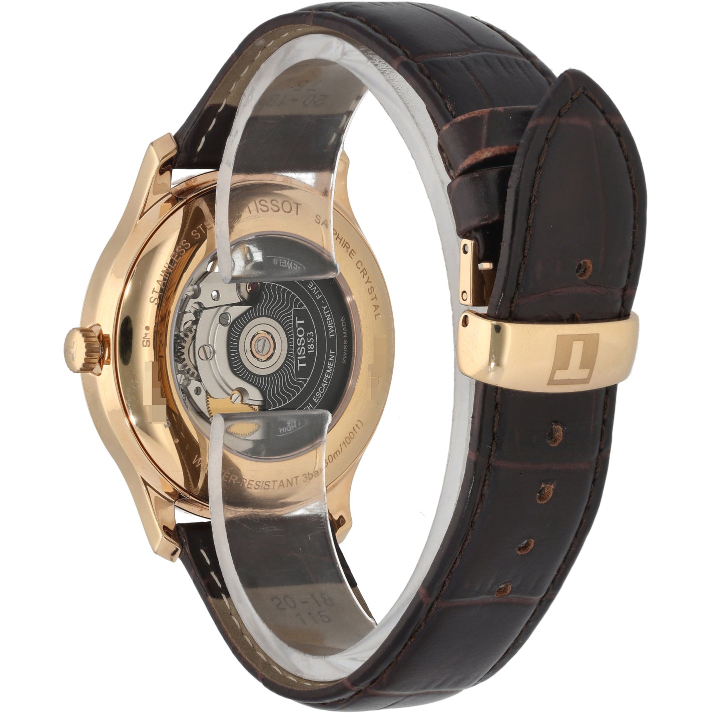 Tissot Tradition T063907A 40mm Gold Plated Watch