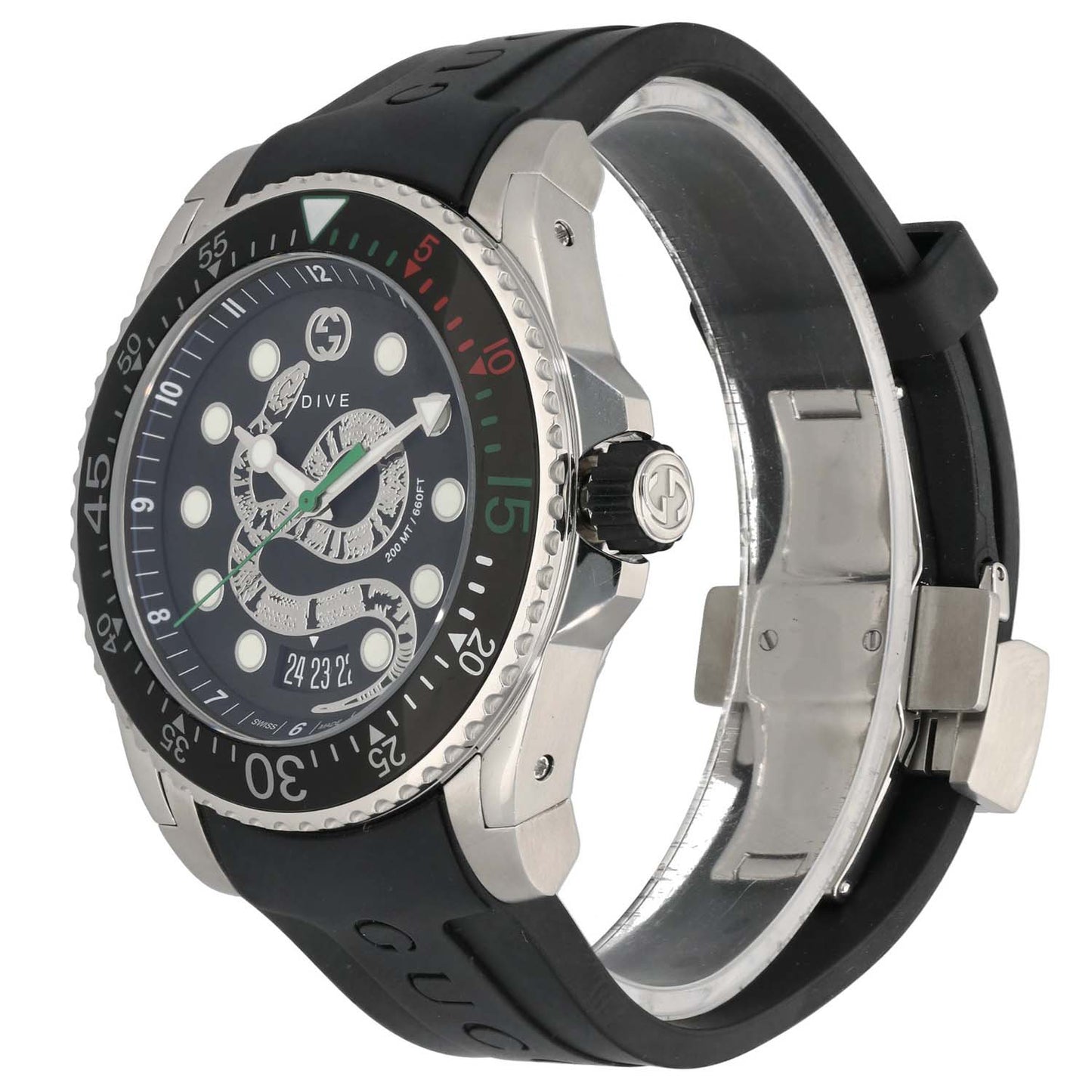 Gucci Dive 136.2 45mm Stainless Steel Watch