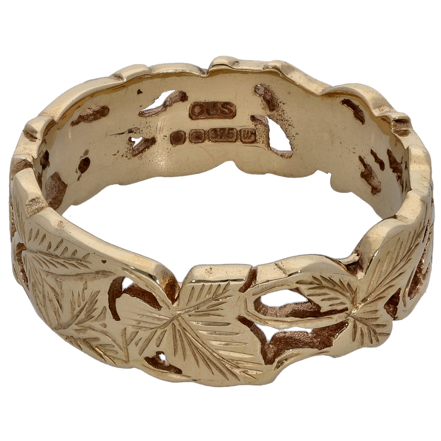 9ct Gold Alternative Ring Size O