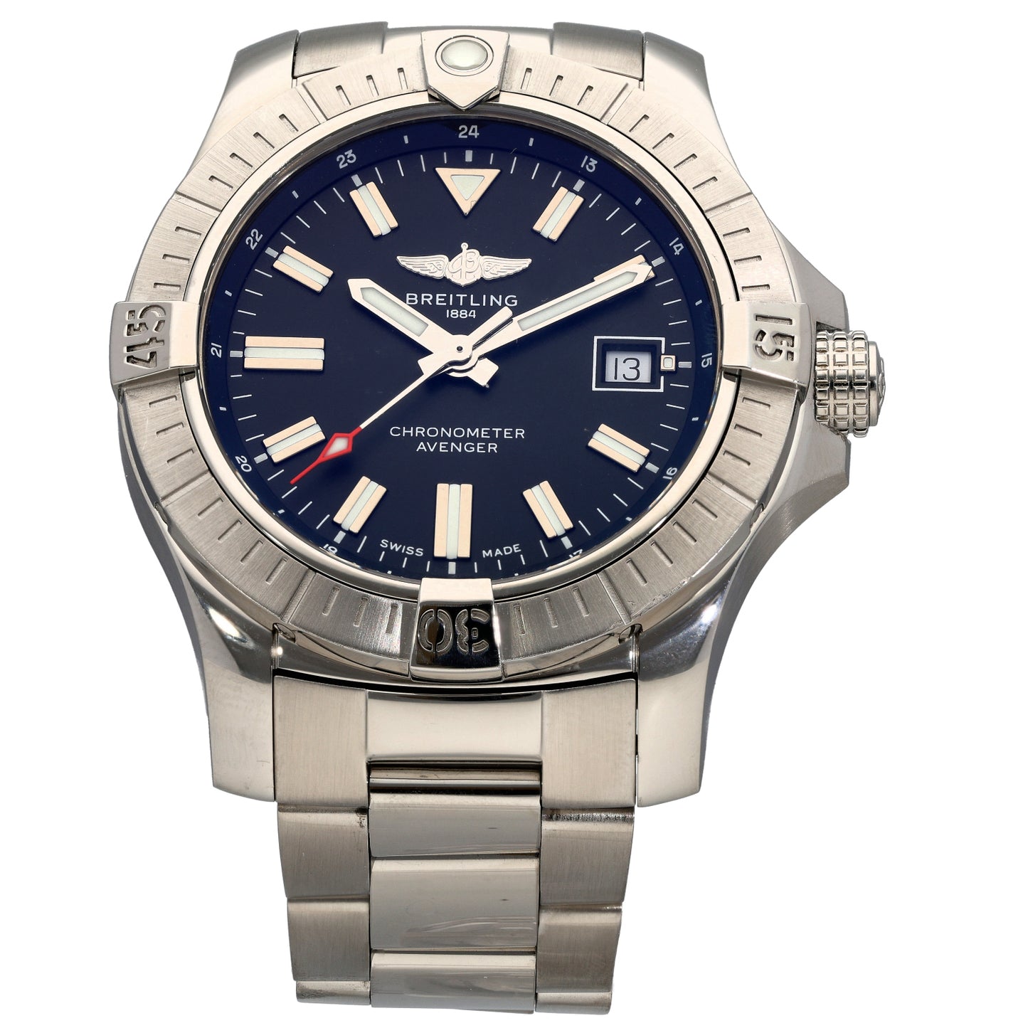 Breitling Avenger A17318 43mm Stainless Steel Watch