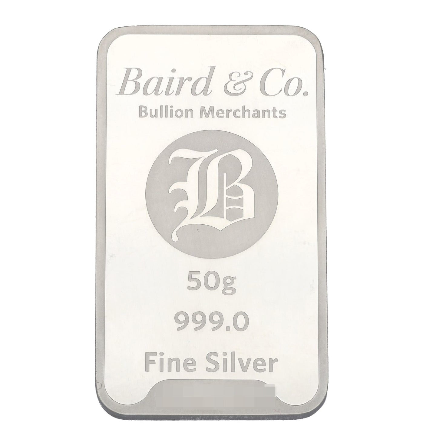 New Fine Silver 50g Bar