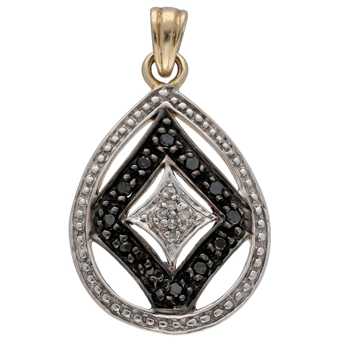 9ct Gold 0.15ct Diamond Dress/Cocktail Pendant