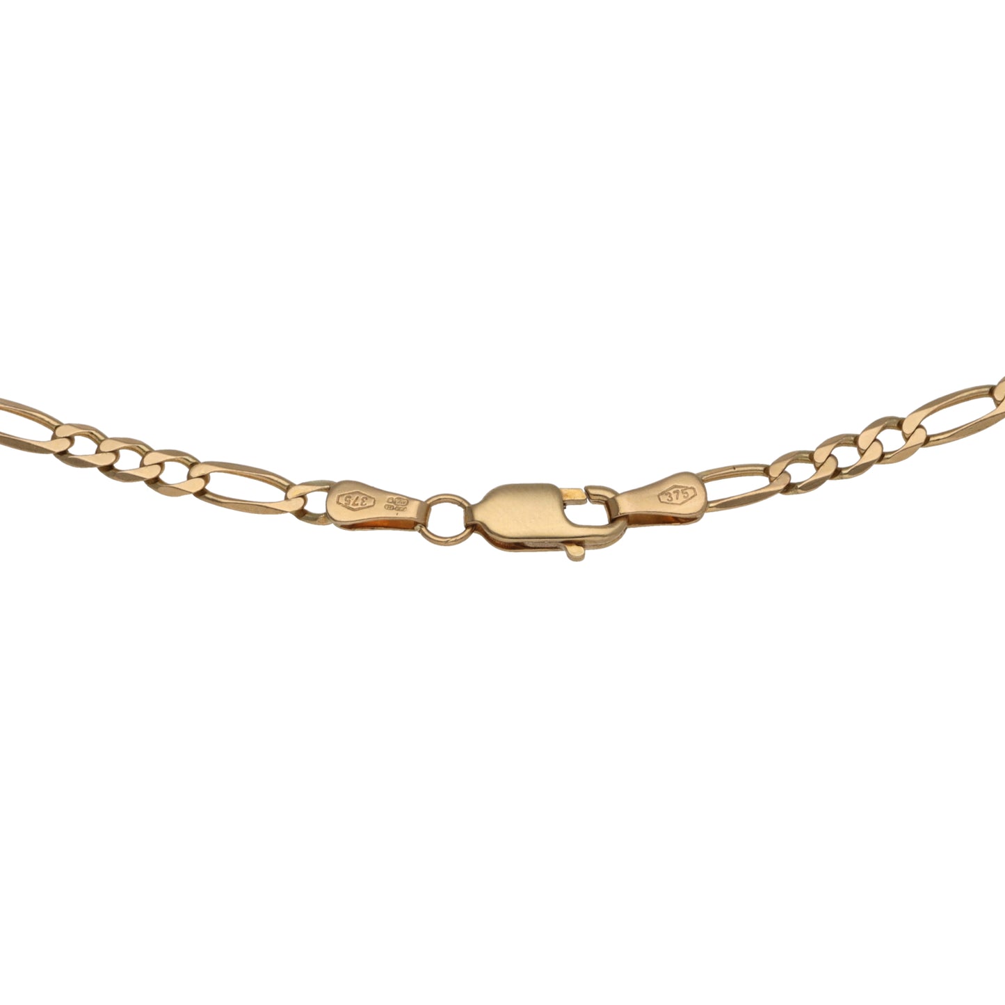 9ct Gold Figaro Chain 22"
