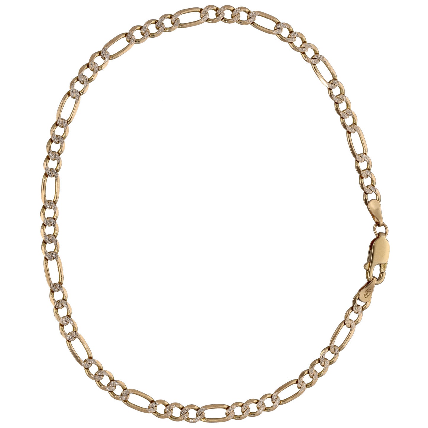 9ct Gold Figaro Anklet