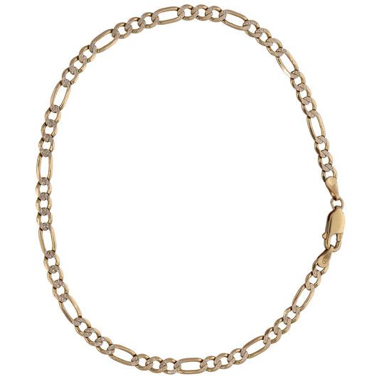 9ct Gold Figaro Anklet