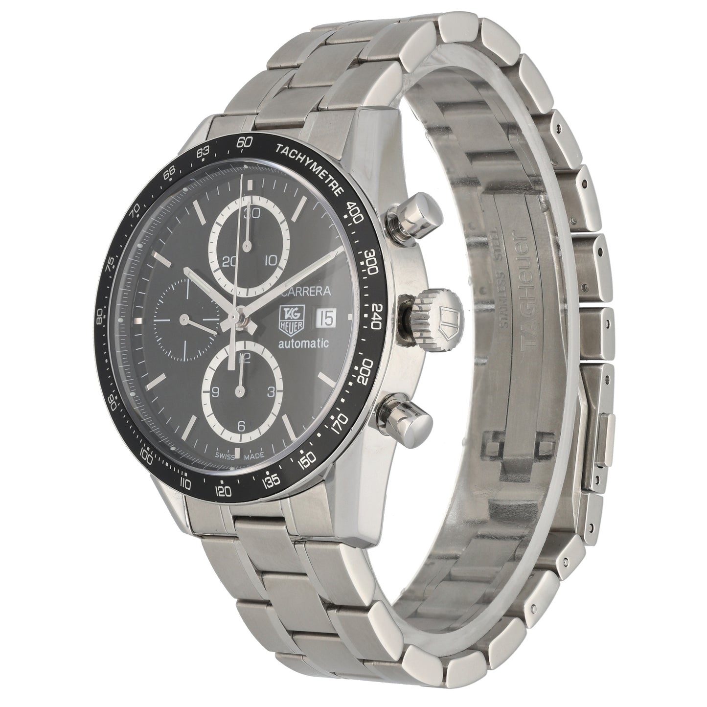 Tag Heuer Carrera CV2010-3 42mm Stainless Steel Watch