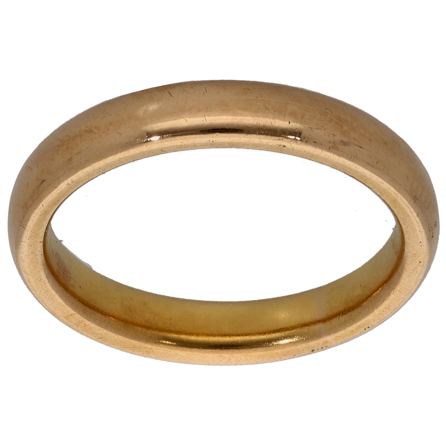 22ct Gold Plain Wedding Ring Size M