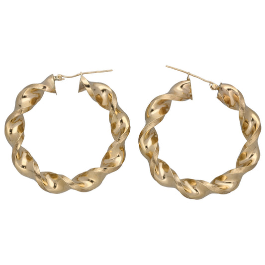 9ct Gold Hoop Earrings