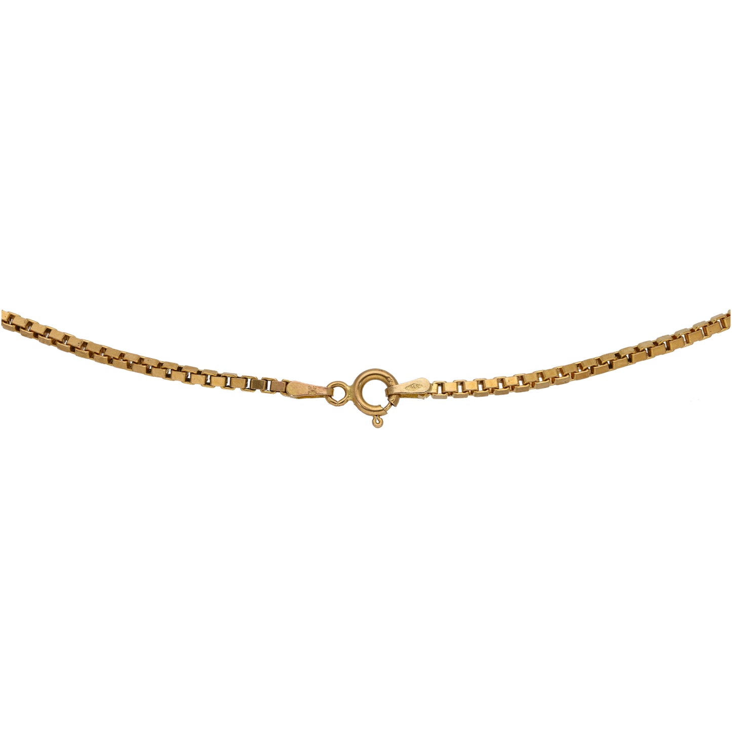 9ct Gold Box Chain 18"