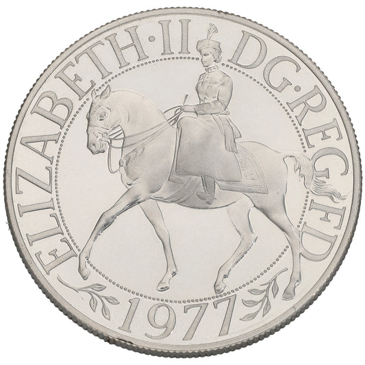 Sterling Silver Queen Elizabeth II Silver Jubilee Crown Coin 1977
