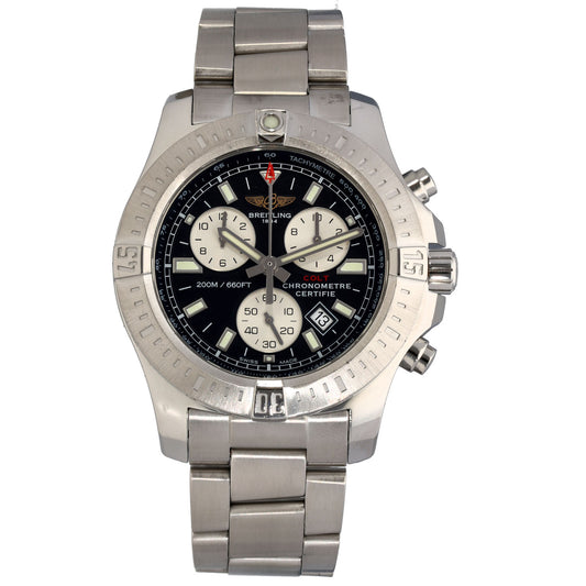 Breitling Colt Chronograph II A73388 43mm Stainless Steel Watch
