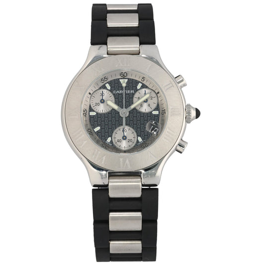 Cartier Must 21 W10125U2 38mm Stainless Steel Watch