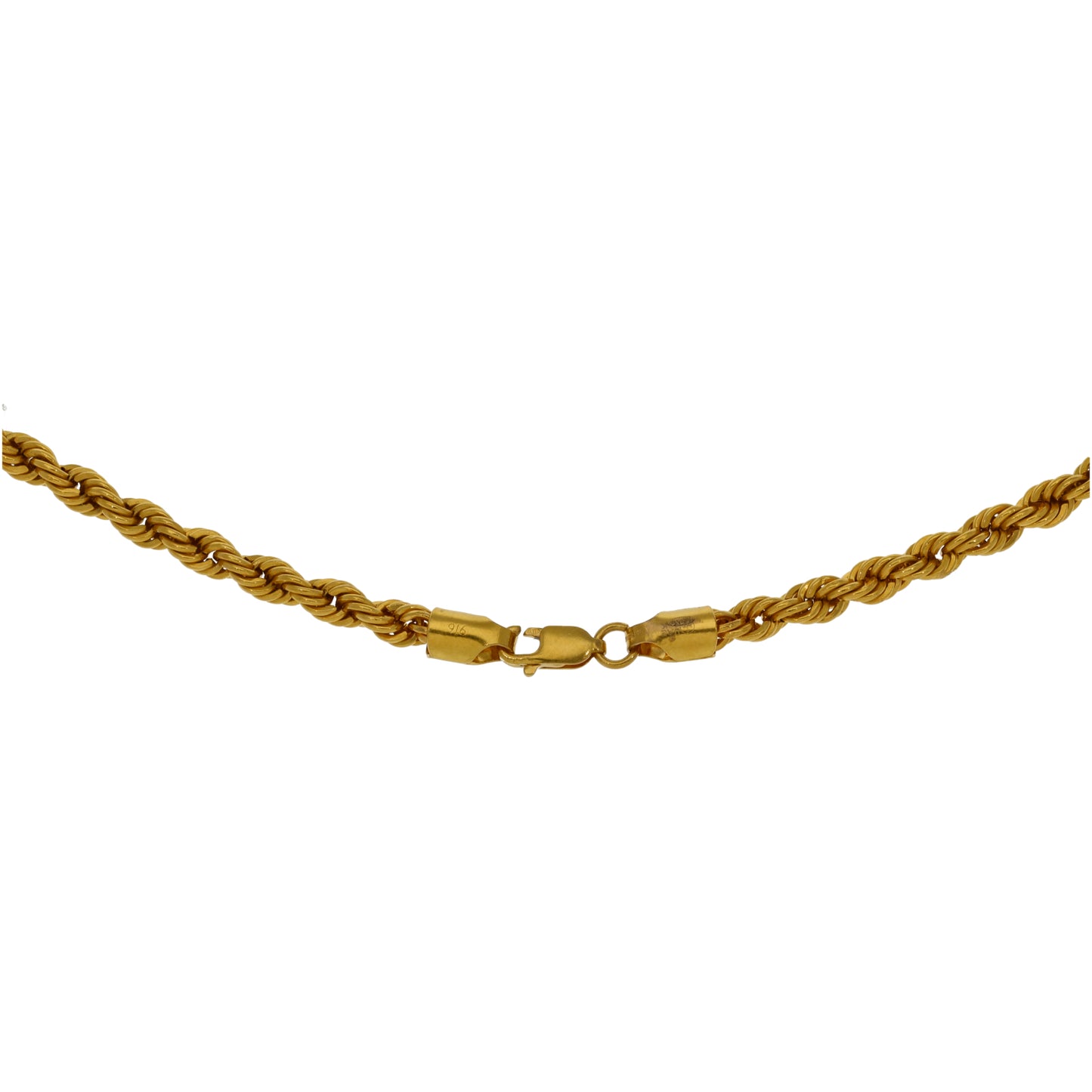 22ct Gold Rope Chain 18"