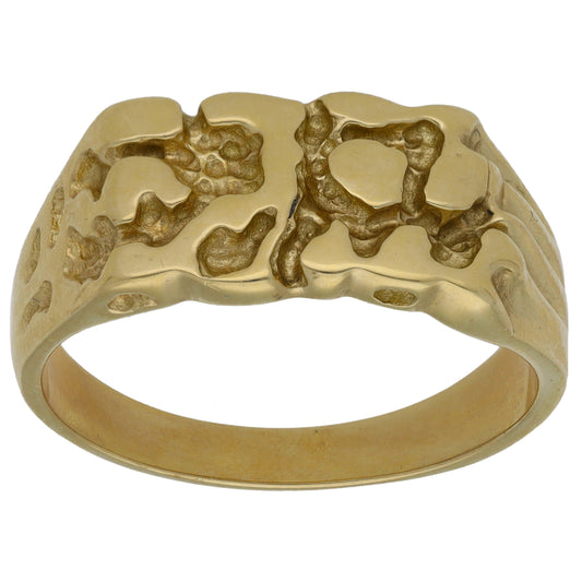 9ct Gold Alternative Ring Size Y